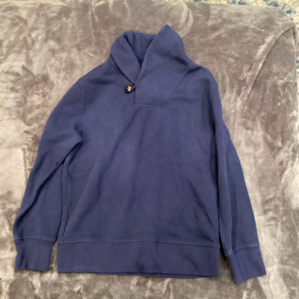 GAP Men's Deep Blue Turtleneck Sweater